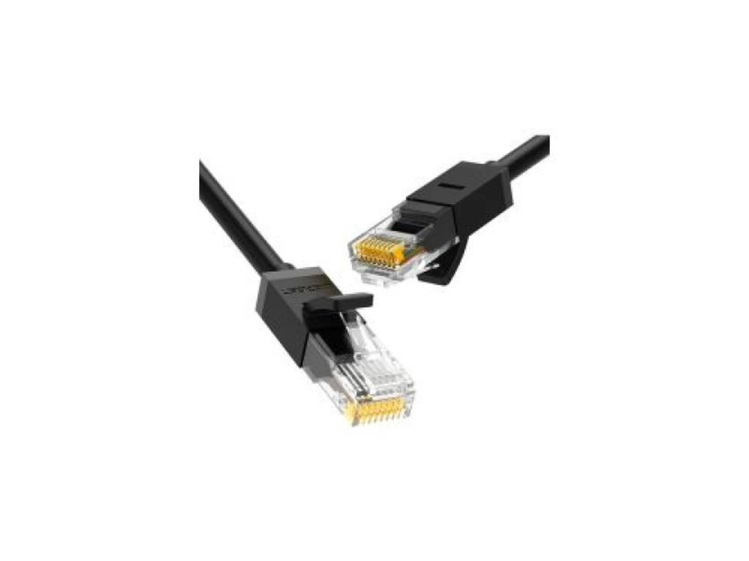 كابل LAN U/UTP CAT 6 من uGreen بطول 25 مترًا (أسود) NW102-20167  كابل LAN U/UTP CAT 6 من uGreen بطول 25 مترًا (أسود) NW102-20167